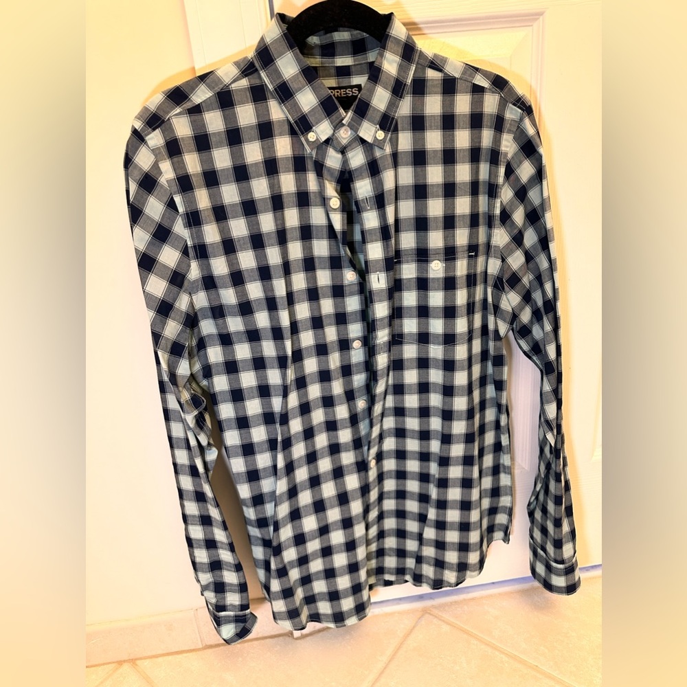 EXPRESS Button Down Shirt, Size: S